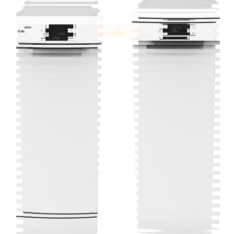 Masina de spalat vase Hansa ZWM 627 WEB, 14 seturi, 7 programe, Clasa E, ZoneWash, Start intarziat, Display LED, 60 cm, Alb